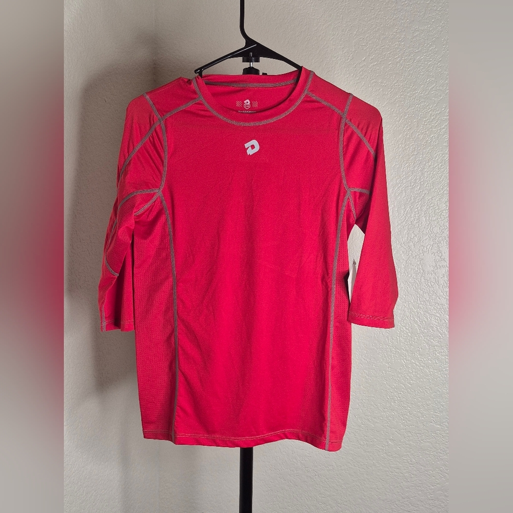 Dynamic Red Sport Shirt